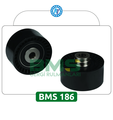 BMS 186 Eksantrik Gergi Rulmanı P206-306-307-406-407-Expert-Berlıngo-Jumpy-Xsara-Scudo 1.9d-2.0hdı-Saxo 1.5d 83046