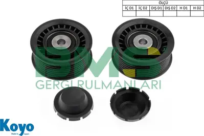 BMS 470 Kayıs Gergi Rulmanı Kanallı Ym758634 86x34x20 Mercedes Om 457 Em 117207504RSK, 117209058R, 117209058RSK, 117506193R, 119230001R, 119230001RSK, 119238274R, 8200518424, 117206453R, 117207014R