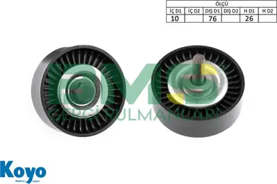 BMS 514 Alternator Gergi Rulmanı A1 A3 1.2tfsı 1.2tsı 10> 3F145276, 4E903024P, 4E903024Q, 4E903025K, 4E903025N, 54903137B, 54903137F, 74145933AJ, 1J0145299, 3C145299C