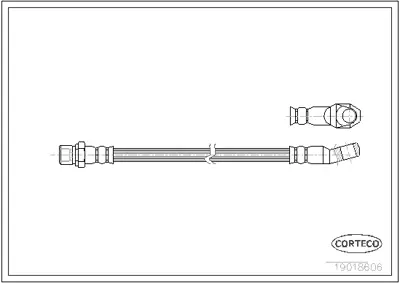 CORTECO 19018606 Fren Hortumu 440019018606
