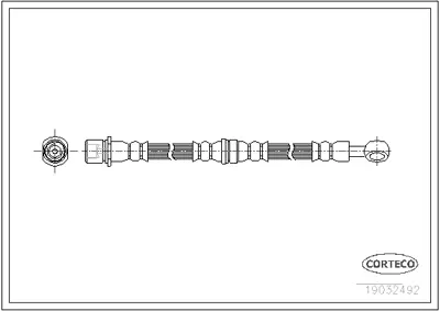 CORTECO 19032492 Fren Hortumu LH6259 PHD435 T78025