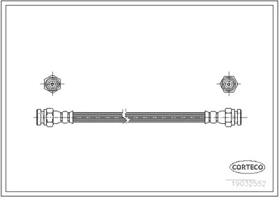 CORTECO 19032552 Fren Hortumu LH0413 PHA394