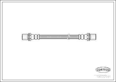 CORTECO 19032591 Fren Hortumu LH6025 PHA180