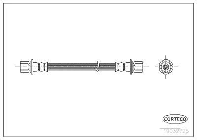 CORTECO 19032725 Fren Hortumu LH2194 PHA179