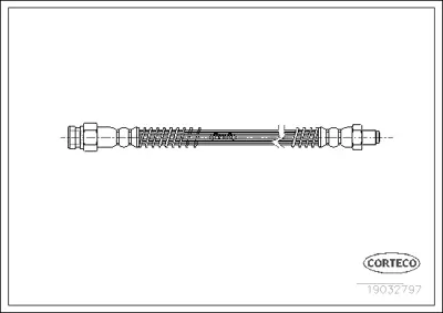 CORTECO 19032797 Fren Hortumu 240E469E01 LH6066 PHB761