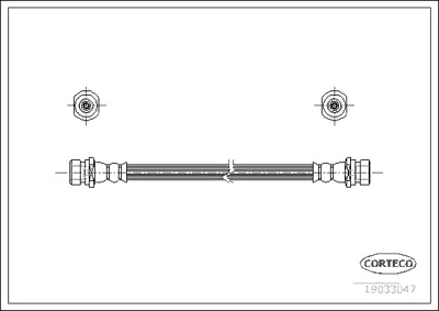 CORTECO 19033047 Fren Hortumu 24527903603 6T47683 LH6596 PHA764