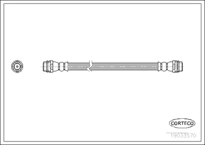 CORTECO 19033570 Fren Hortumu 440019033570
