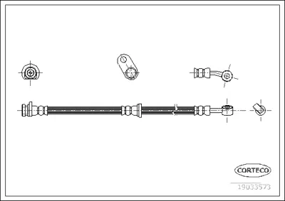 CORTECO 19033573 Fren Hortumu 