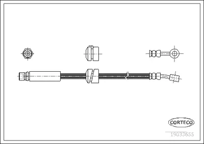 CORTECO 19033655 Fren Hortumu 