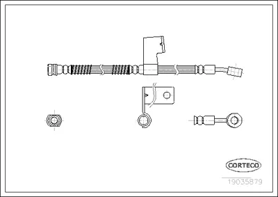 CORTECO 19035879 Fren Hortumu 