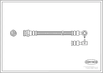 CORTECO 19036192 Fren Hortumu 