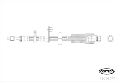 CORTECO 19036377 Fren Hortumu 1987481453