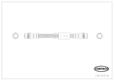 CORTECO 19036536 Fren Hortumu 24523903553