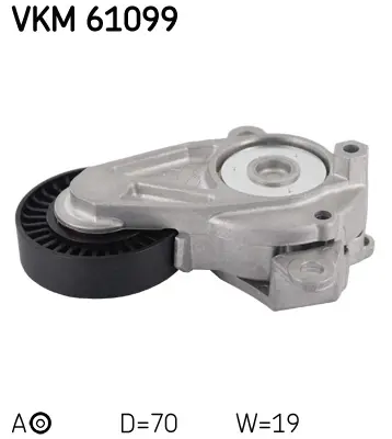 SKF VKM 61099 Gergi Rulmanı Aurıs,Corolla,Passo,Verso 1.3 D. 534054510 T39355