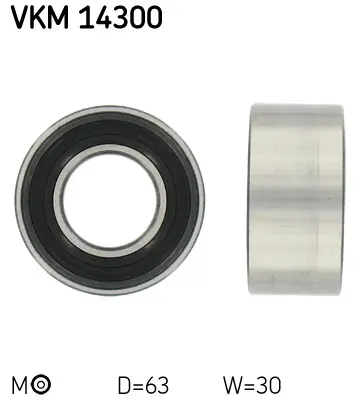 SKF VKM 14300 Triger Gergi Rulmanı (63*30) Ford Transıt 2.4d 77-86 531009820 ATB2624 T41149