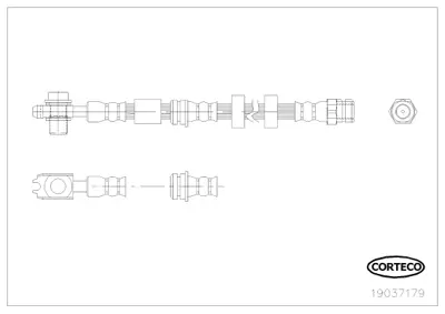 CORTECO 19037179 Fren Hortumu 24514305533