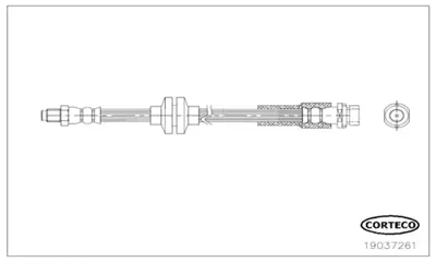 CORTECO 19037261 Fren Hortumu 1987481373