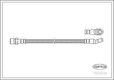 CORTECO 19018199 Fren Hortumu 440019018199