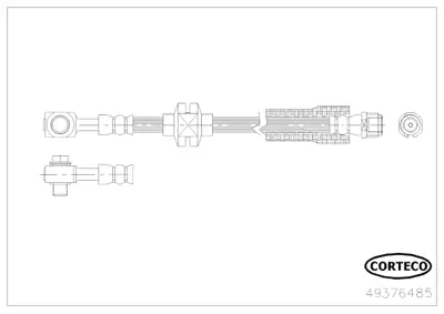 CORTECO 49376485 Fren Hortumu 