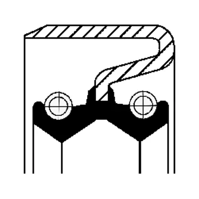 CORTECO 49372944 (73*89,5*6,4/15,5)(Nbr B1duosf) Teker (Porya) Yağ Keçesi Toyota 