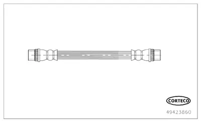 CORTECO 49423860 Fren Hortumu Fluence (L3_) 1.6 16v (L301, L30f, L30p, L30r) 02.2010> PHA2039
