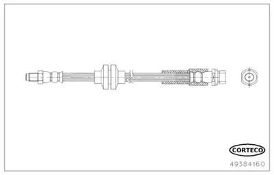 CORTECO 49384160 Fren Hortumu LH7377