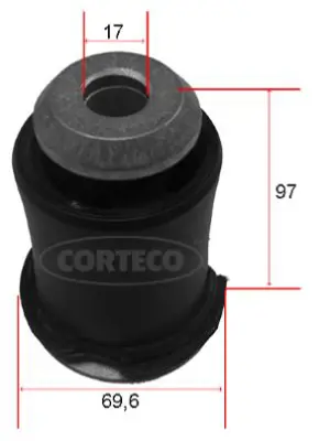 CORTECO 80001164 Motor Takozu 1129001 400055 5399 87873A JBU523