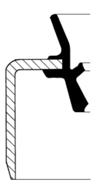 CORTECO 49378541 (60*75*4,7)(Nbr B1slsfof) Yağ Keçesi Kıa 