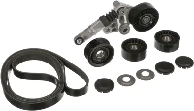 GATES K066PK2500 Kanallı Kayış Seti *6pk* Audı A4 B8 (8k2): 3.0 Tdı Quattro 11.2007 - 03.2012 529007910 529047220 KPV736