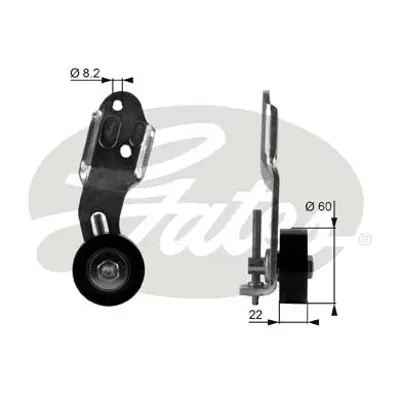 GATES T36108 Gergi Rulmanı Ford Fıesta Mazda 121 (1.8 D.) 534063910 APV3215 N2022 N2022S VKM34006