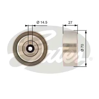GATES T36387 Gates Gergi Rulmanı 532053710 APV3041 TG101 VKM33098