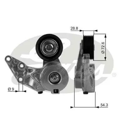GATES T38208 Gates Gergi Rulmanı APV2067 VKM31320