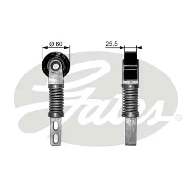 GATES T38355 V Kayış Gergi Rulmanı  Renault Megane I-Scenıc 1.9 Dtı-Dcı <-03 100747 1624039 22855 533004920 60922855 APV2364 N1469 T2036 VKM36035