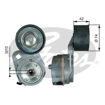 GATES T38718 V Kayış Gergi Rulmanı 2085SN 27133 APV1126 APV1153 TK056 VKMCV55006
