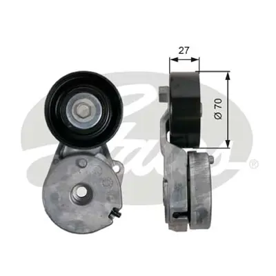GATES T39162 V Kayış Gergi Kütüğü Nıssan Qashqaı / Qashqaı +2 I (J10, Nj10, Jj10e) 2.0 02.2007 - 12.2013 1624060 534044210 APV2671 N1869 N1869S T0630 VKM62025