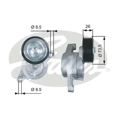 GATES T39279 Gates Gergi Rulmanı 534045710 ADM57651 APV3016 T0496 VKM64052