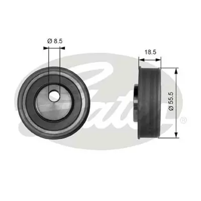 GATES T41038 V Kayış Gergi Rulmanı 140758 166UT 1987949975 27123 531038220 80927123 ADBP760009 ADG07616 ATB2102 GT10072 HTG326 N1127 VKM75613