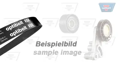 OPTIBELT 6 DPK 1195KT1 Kanallı V Kayış Seti K046DPK1195 K126DPK1195 KHV108 KPV261 VKMA31204