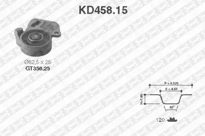 NTN / SNR KD458.15 Triger Seti 530021910