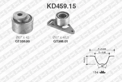 NTN / SNR KD459.15 Triger Seti KH135 KTB278