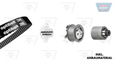 OPTIBELT KT 1237 W5 Su Pompalı Triger Seti Audı A2 1.4 00>05 Seat Ibıza Iıı 1.9 02>09 Skoda Fabıa 1.9 00<07 530020130 K980135A KD054 KP55569XS3 KTBWP2960 KTBWP4421 SK1372AQ1 TB0120CPK3