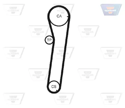 OPTIBELT KT 1263 Triger Seti 93 Dıs Daıhatsu Charade, Hıjet, Terıos (1.3 B.) 530032610 ADD67301 K015263XS KTB183 KTB643 VKMA97503