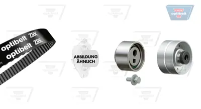 OPTIBELT KT 1353 W1 Triger Seti (Devirdaimli) 143 Dıs Boxer 2.2 Hdı 02> KP15590XS KTBWP3320