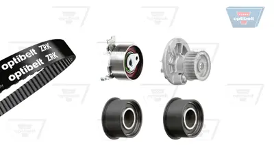 OPTIBELT KT 1384 W1 Su Pompalı Triger Seti Chevrolet Captıva (C100, C140) 2.4 06> Opel Antara (L07) 2.4 4x4 06>11 KP25461XS VKMC05228