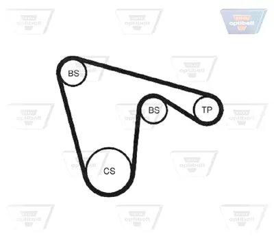 OPTIBELT KT 1449 Triger Seti K075429XS SK1756 VKMA02283