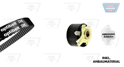 OPTIBELT KT 1368 W3 Su Pompalı Triger Seti Nıssan Almera Iı (N16) 1.5 Dci 03> Renault Clıo Iı 1.5 Dci 01> 40318 530019732 K62057 K986965A KP25578XS2 KTBWP5322 PK09650
