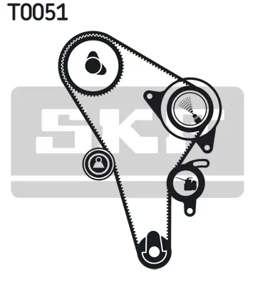 SKF VKMA 01010 Triger Seti Audı 80, Vw Caddy-Golf I-Iı-Jetta I-Iı-Passat-Transporter Iıı  (1.6 1.7 D.) 14600 1987946322 1987948248 1987948653 530000210 K015176 KH18 KT1002W2 KT1003 KTB204 SK1001