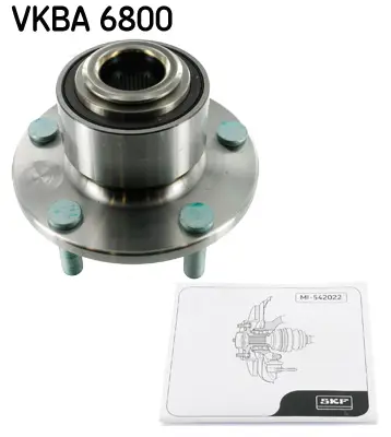 SKF VKBA 6800 Ön Teker Abs'Li 5 Bijon Mazda 3 (Bk) 1.4 1.6 2.0 02.04 - 06.09 32868 713615760 941667 ADM58230