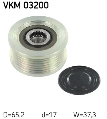 SKF VKM 03200 145,146,156,Brava,Bravo,Doblo,Marea,Multıpla,Palıo,Punto,Strada (1.9 2.4 D.) V Kayış Gergi Rulmanı 15090 535002310 535014410 535034810 588089 ALP2343 DB0255 OAP7048