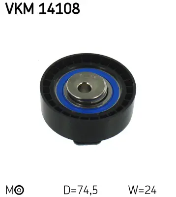 SKF VKM 14108 Triger Gergi Rulmanı (74*24) Ford Fıesta Iv (Ja, Jb) 95-02, Focus (Daw, Dbw) 99-05, Tourneo Connect 02> 15176 1987949870 531049710 531057010 ATB1001 HTG124 T43116 TP0084